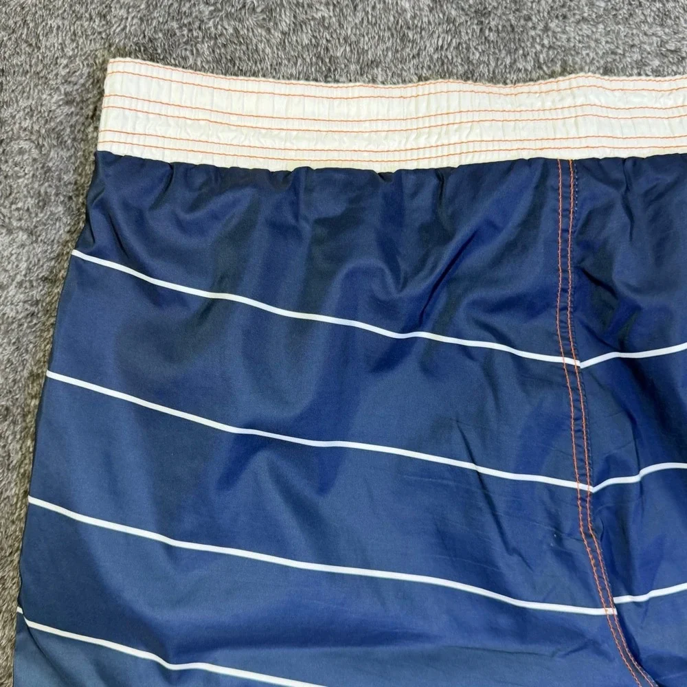 Chicago Bears‎ NFL Mens Board Shorts Blue Gradient Striped Swim Trunks XL